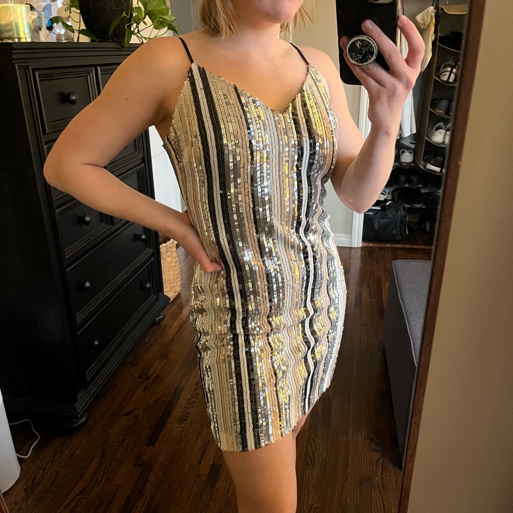 Sequin cocktail dress